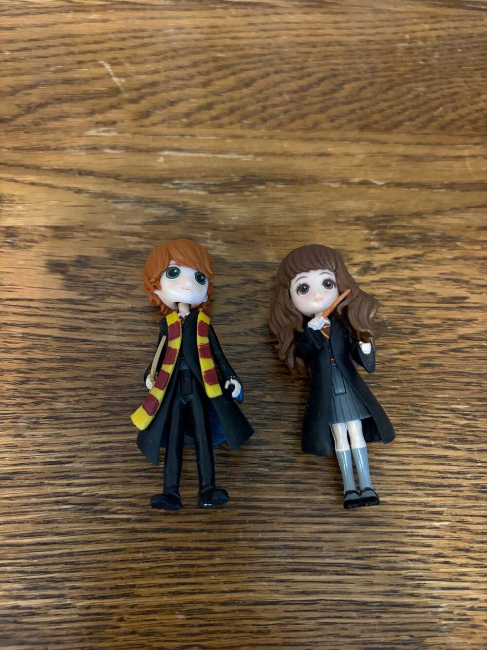 Wizarding World Harry Potter Ron Weasley and Hermione Granger Mini Figures